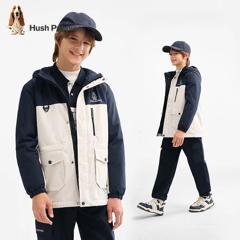 【山野奇遇记】暇步士童装2025秋冬季新款儿童外套宽松舒适三防外套