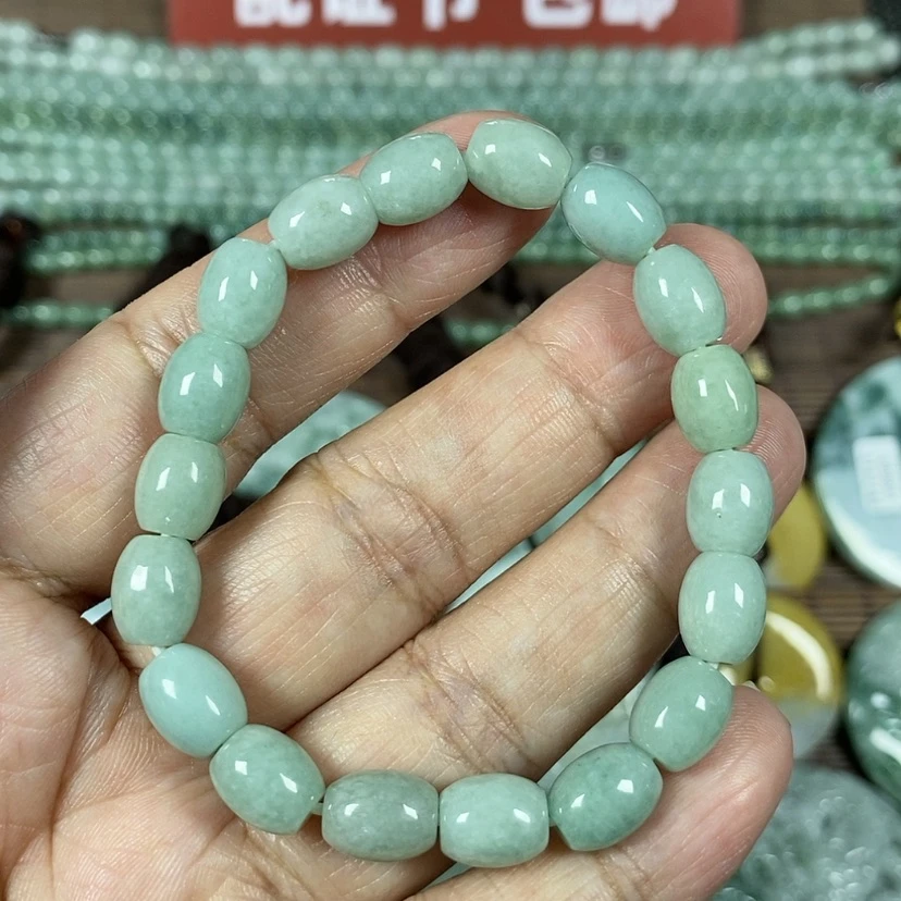 【闪购商品】翡翠颈饰未镶嵌玉手链翡翠玉女款卡7.8