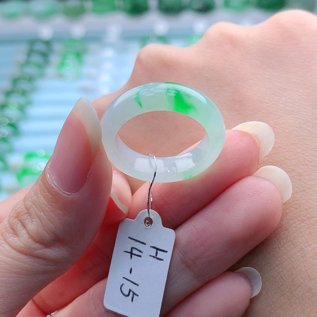 未镶嵌戒指翡翠新*泉A货缅甸翡翠