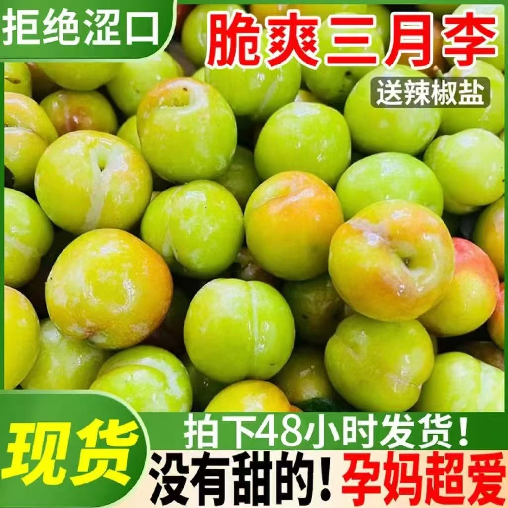 【中国邮政】正宗三月李脆李新鲜水果孕妇宝宝水果酸爽可口送辣椒盐
