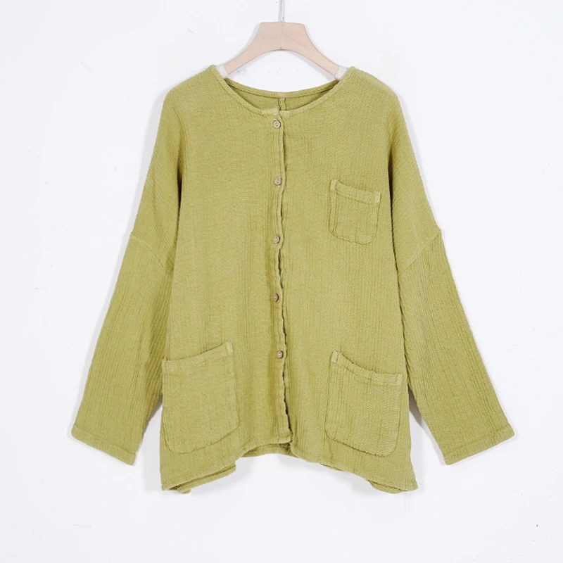 【蓉哥出品】双织亚麻外套8297