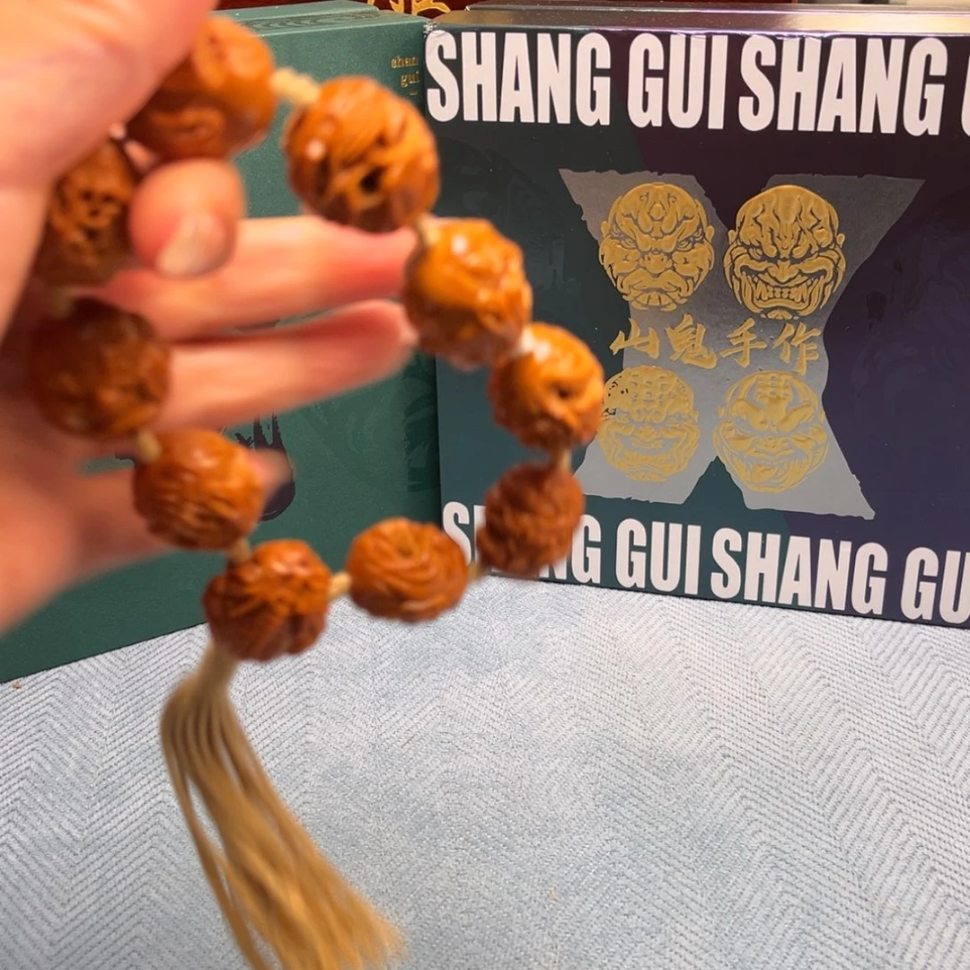 没***费手串/手链橄榄核纯手工双面恶僧2.1