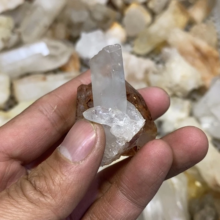 水晶水晶原石摆件未镶嵌肥****