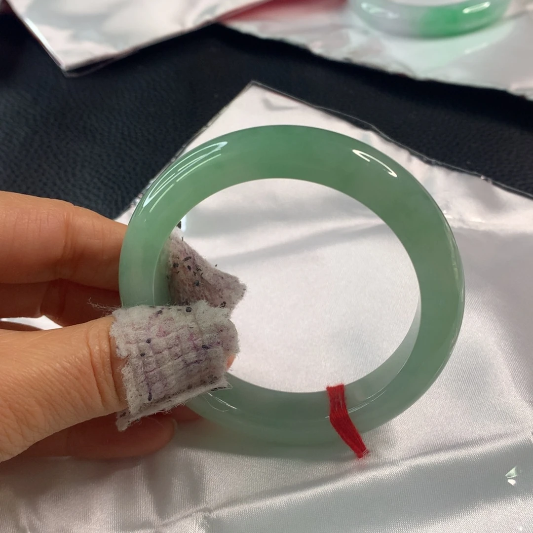 翡翠未镶嵌手镯翡翠手镯56.6