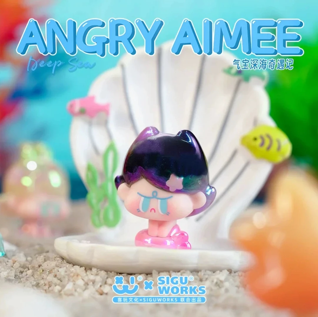 【拆盒】阿玛莉莉丝联名气宝深海奇遇记可爱潮玩萌粒盲盒