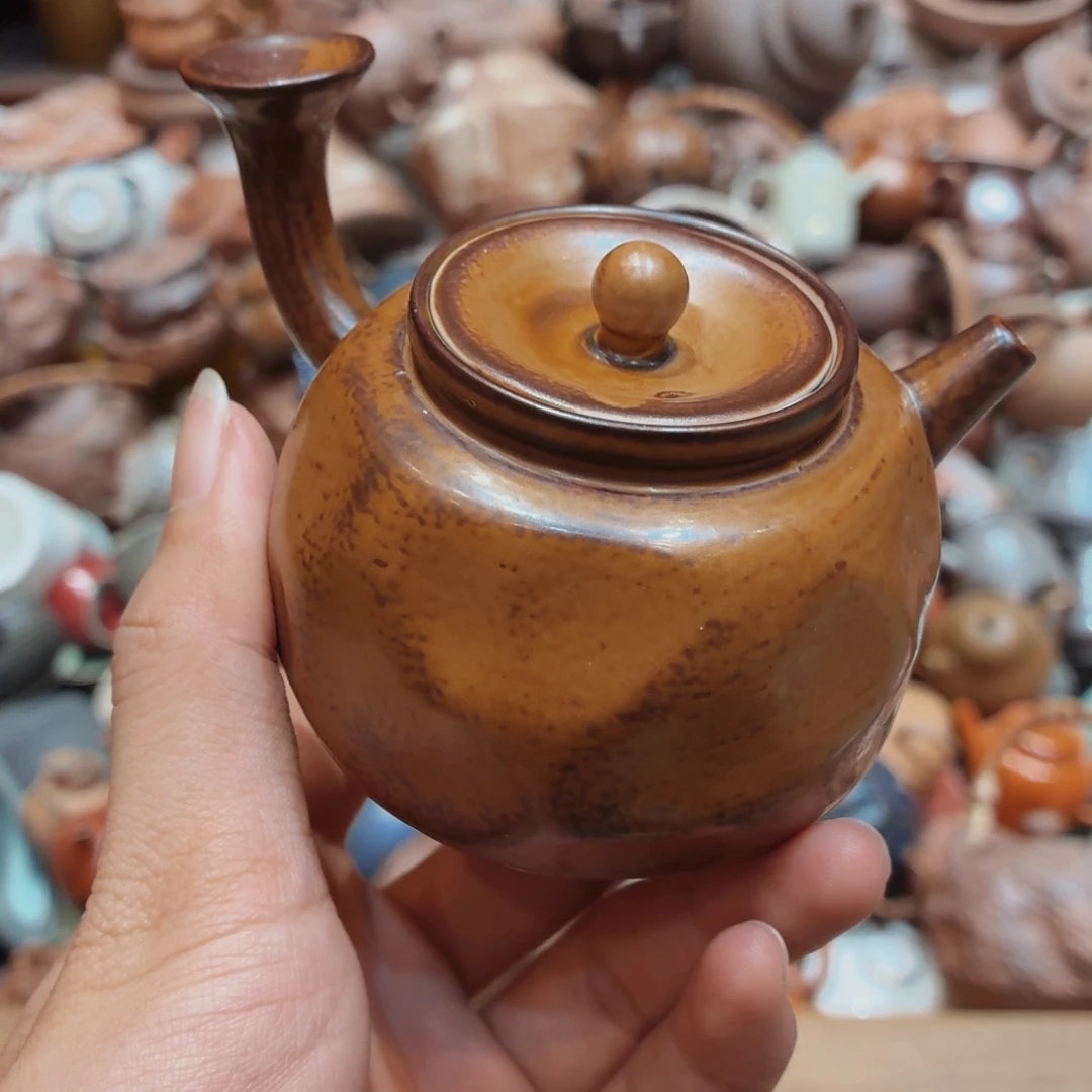 柴燒老岩泥高溫茶器皿