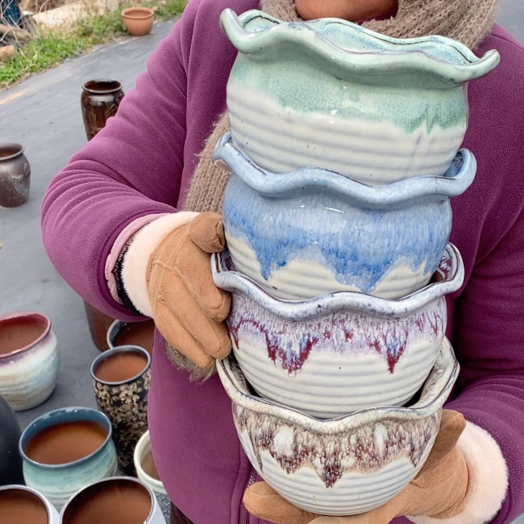 红陶口15高11～～～