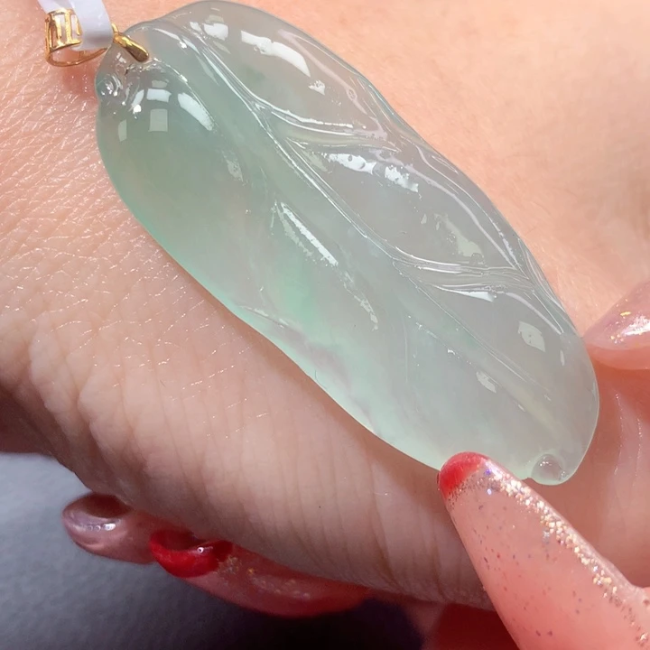 定制翡翠18K金镶嵌翡翠