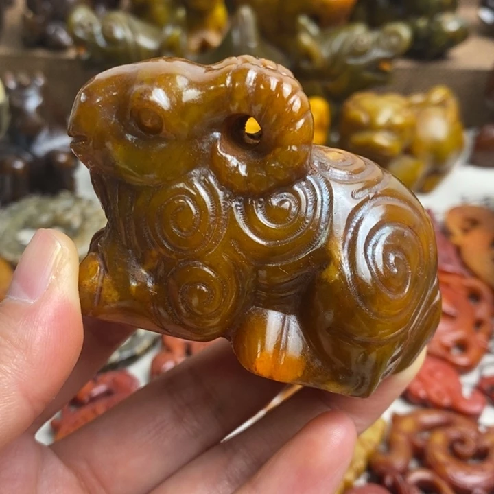 未镶嵌蛇纹石玉颈饰126