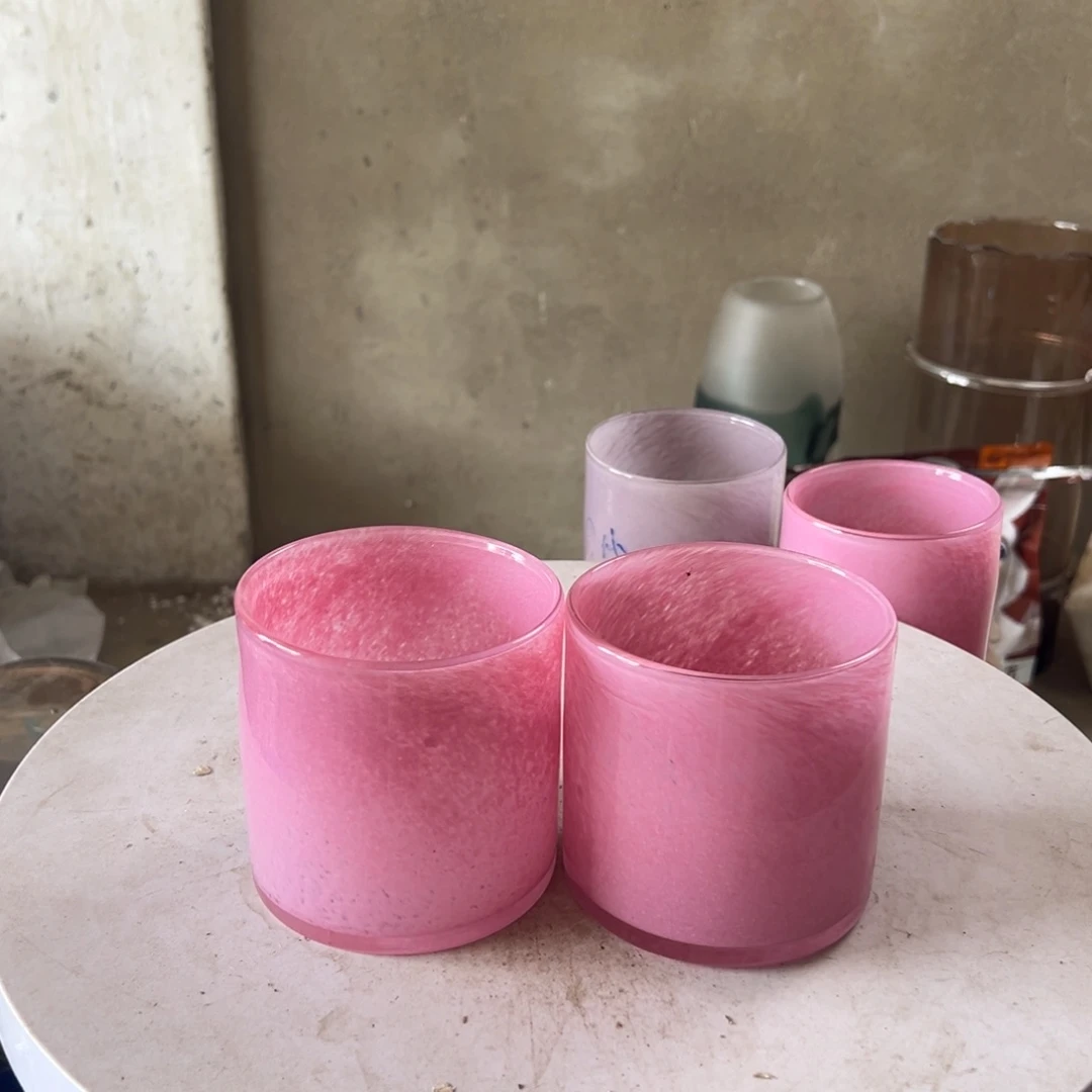 弘扬琉璃花器微瑕高度10
