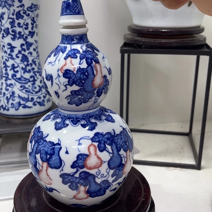 景德镇陶瓷花瓶摆件瑕疵