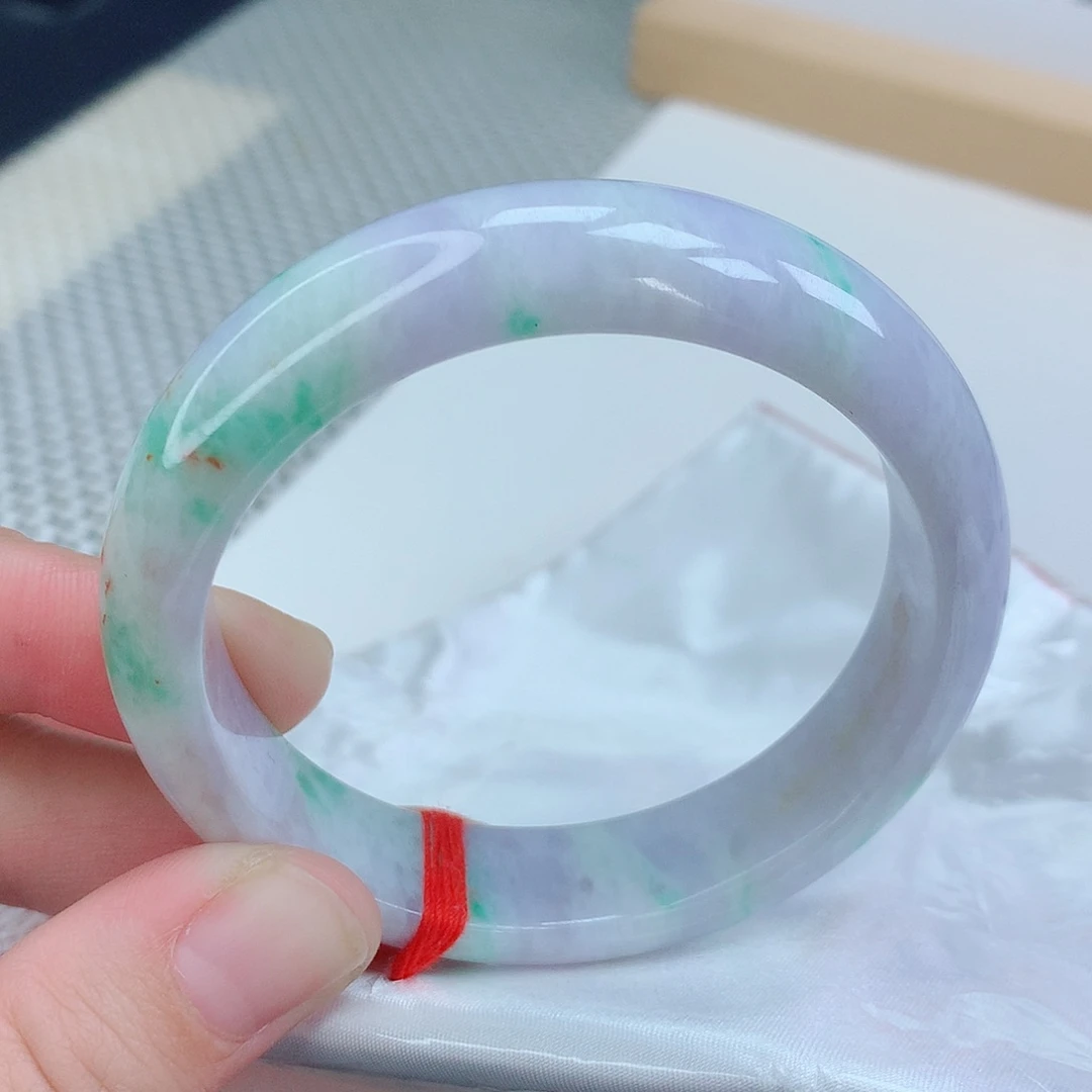 翡翠未镶嵌手镯59圈口