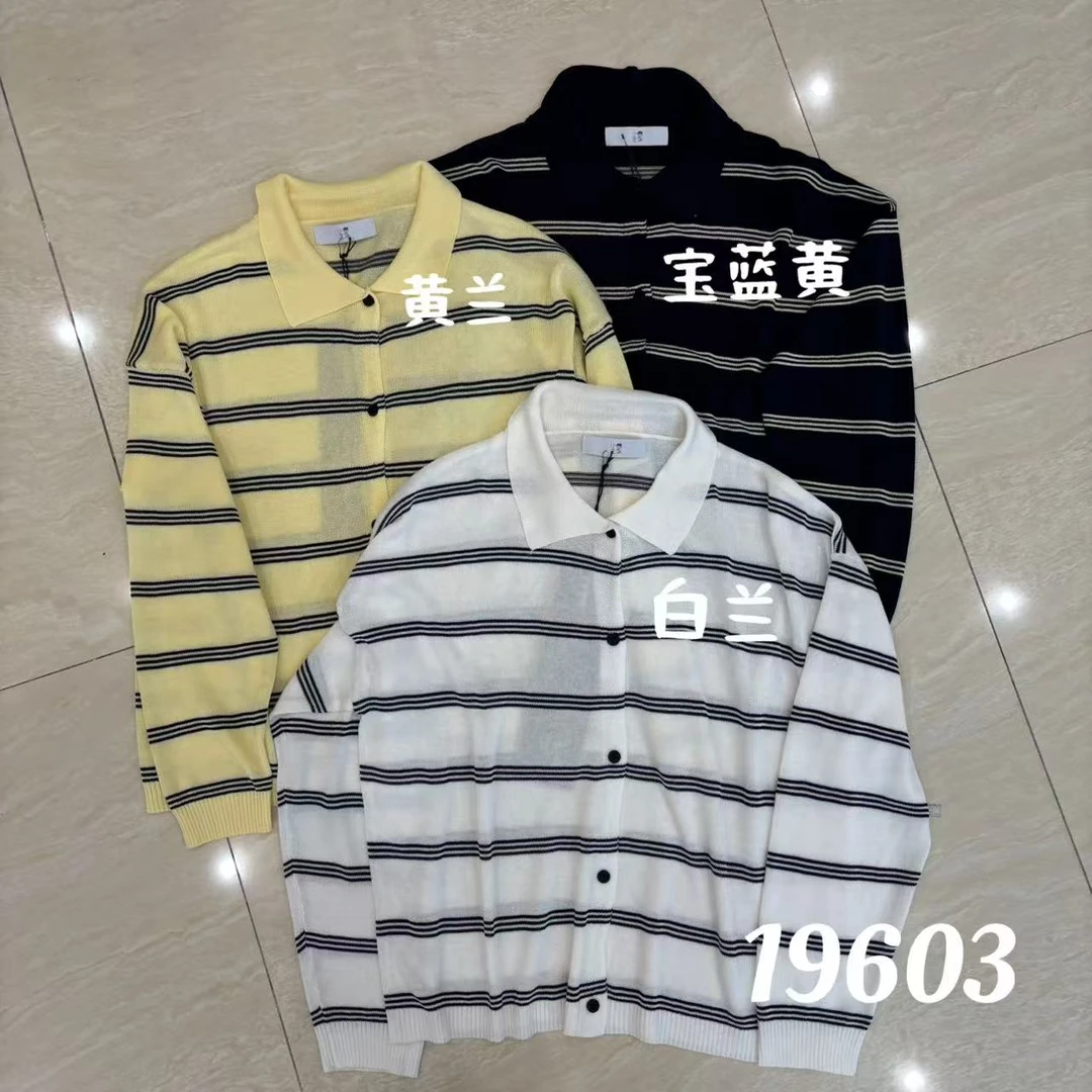 叨叨推荐款 XW#19603#条纹上衣 FL