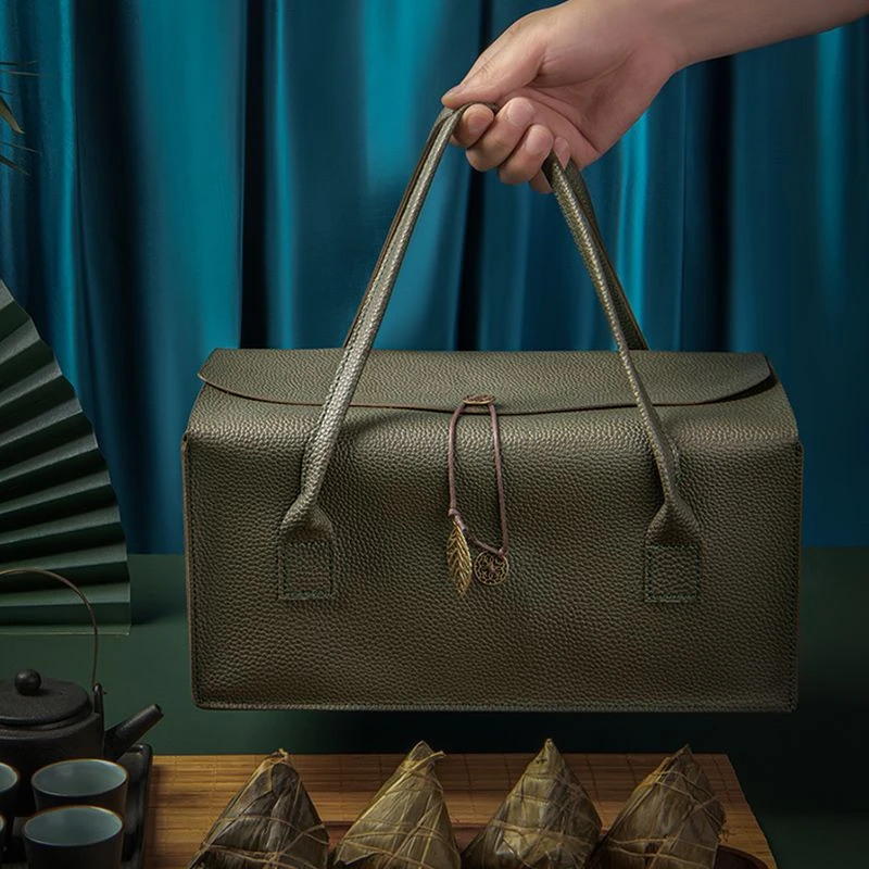 红酒礼盒空盒子包装手提皮盒通用红酒礼盒高档2瓶装葡萄酒盒空箱