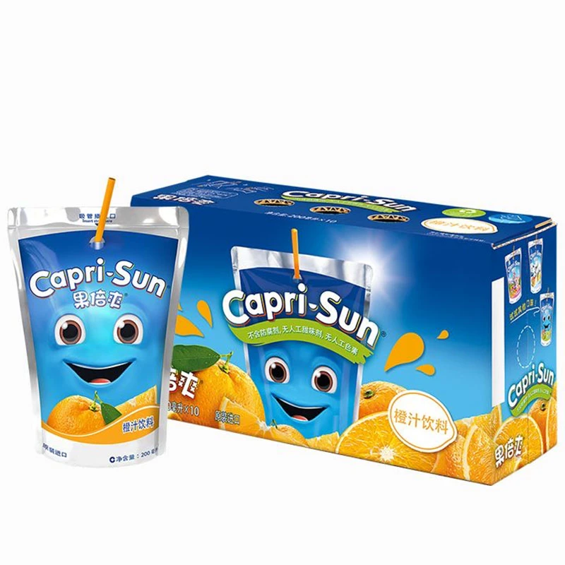 【12袋装】果倍爽果汁饮料200ml袋装