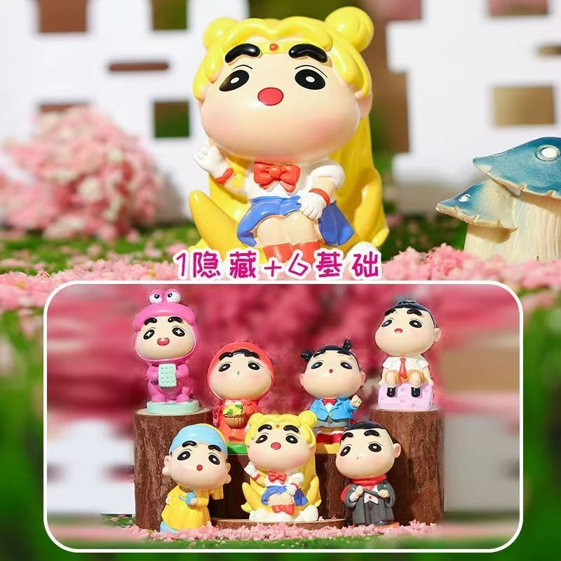 【小新百变日常】系列潮玩可爱小新手办公仔摆件节日礼物