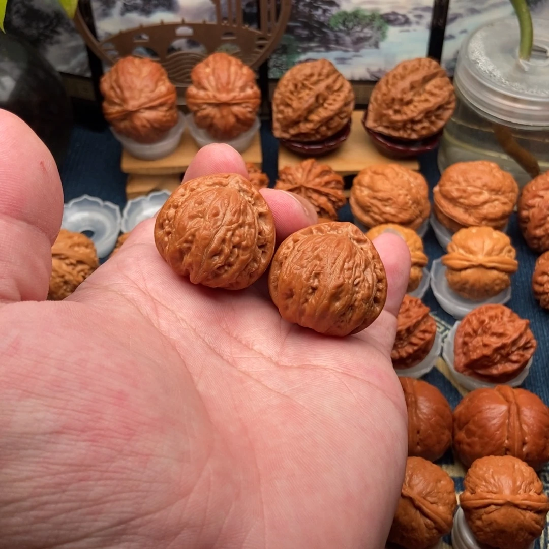 政***量文玩核桃把件胖头陀