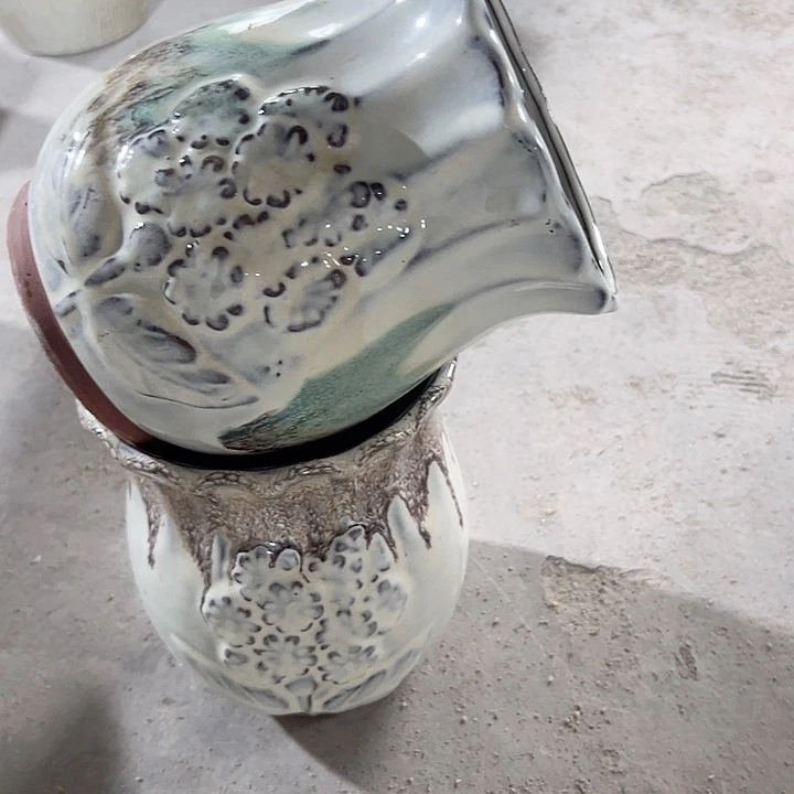 紫砂花盆高20口16