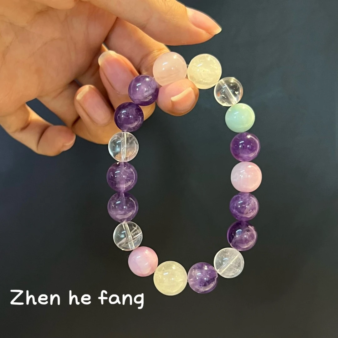 【大女主】天然紫水晶+阿塞+白水晶+海蓝宝+粉水+紫锂辉