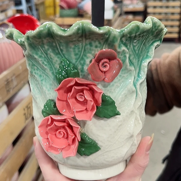 陶瓷陶瓷多肉植物花盆