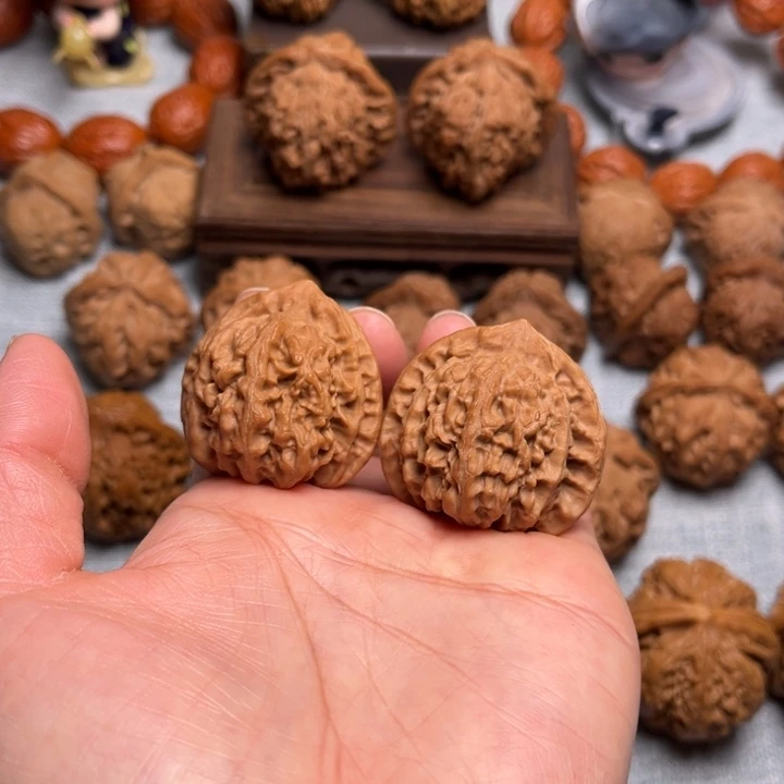 吊坠文玩核桃蓟县红