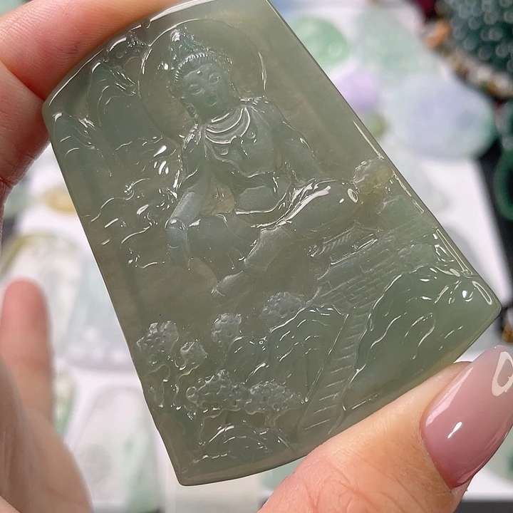 吊坠(不含链)未镶嵌翡翠1
