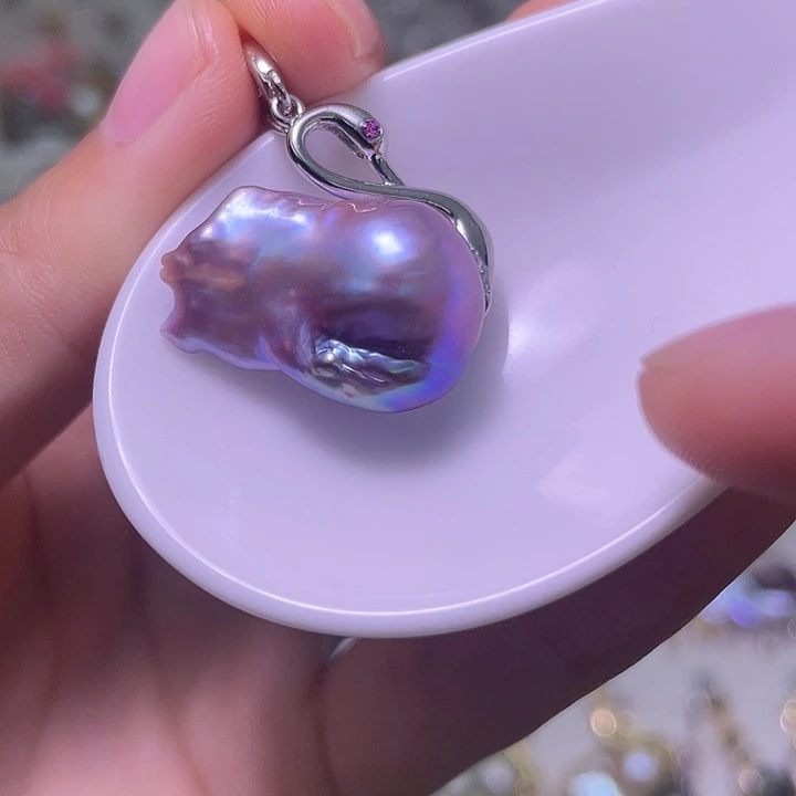 颈饰合金淡水珍珠33