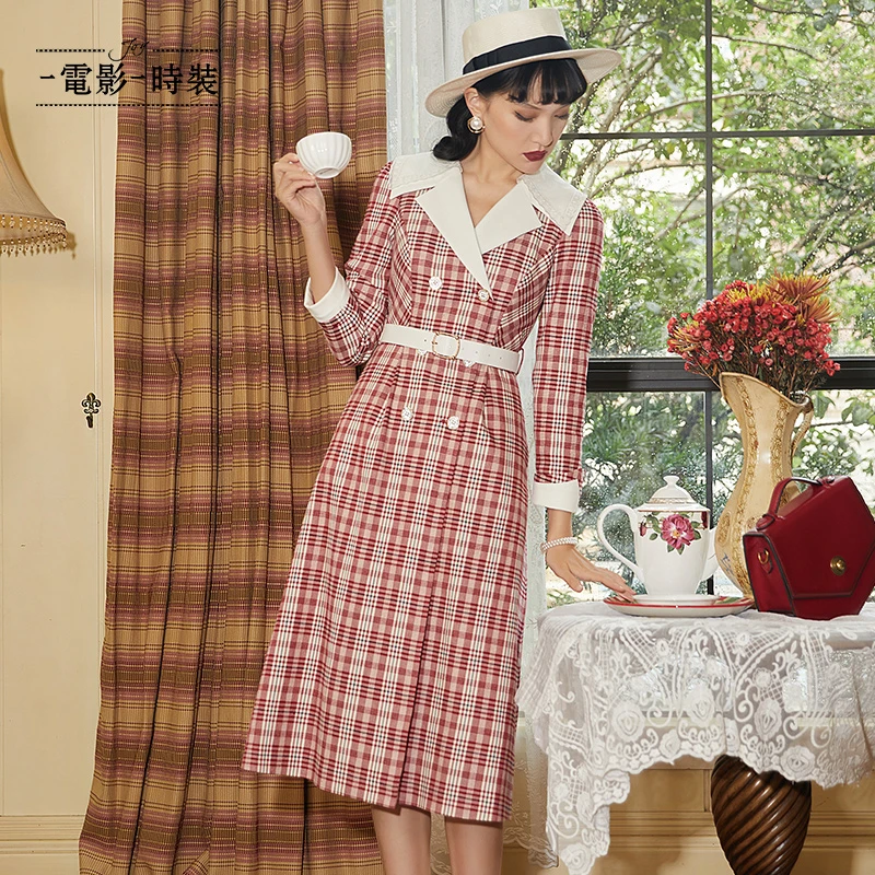 【老板娘夏天】精致长袖连衣裙 FC112E4039