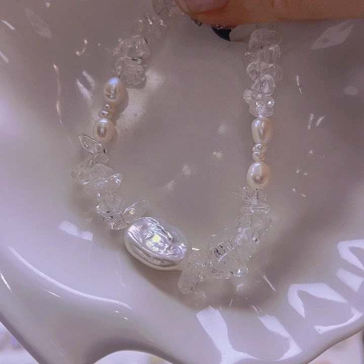 淡水珍珠手绳合金