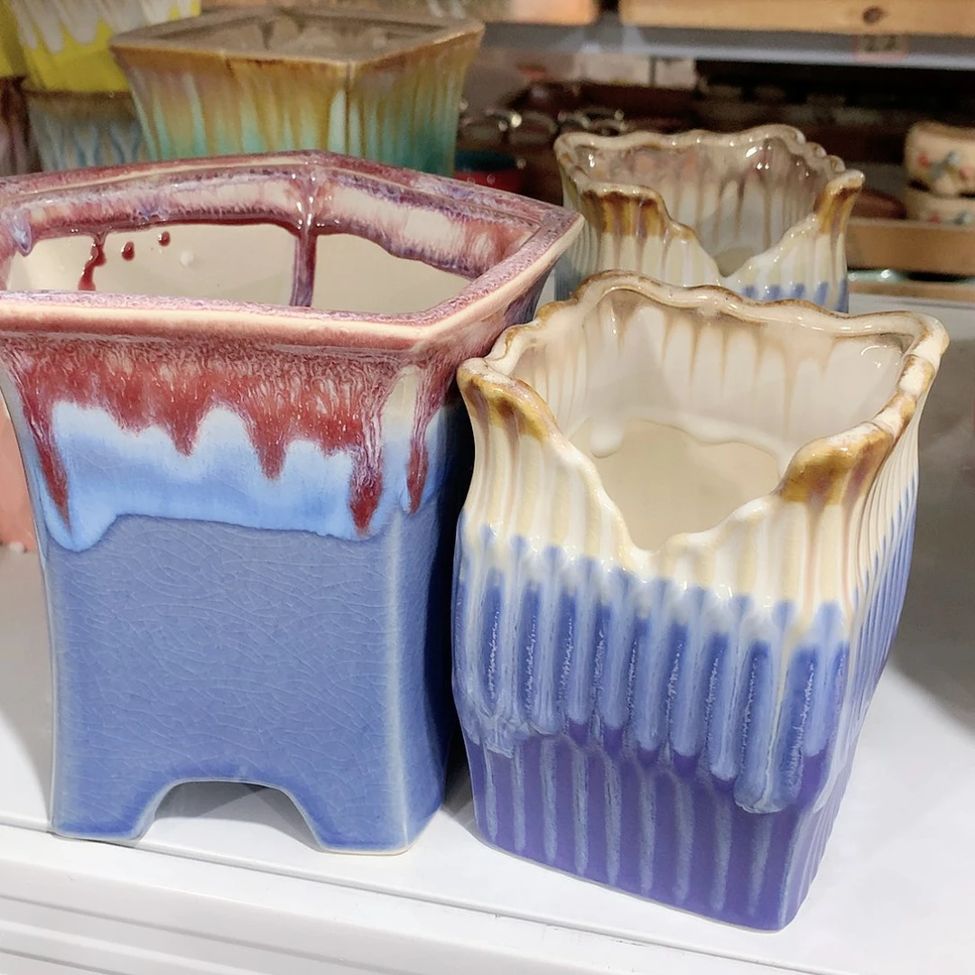 陶瓷陶瓷多肉花盆特价