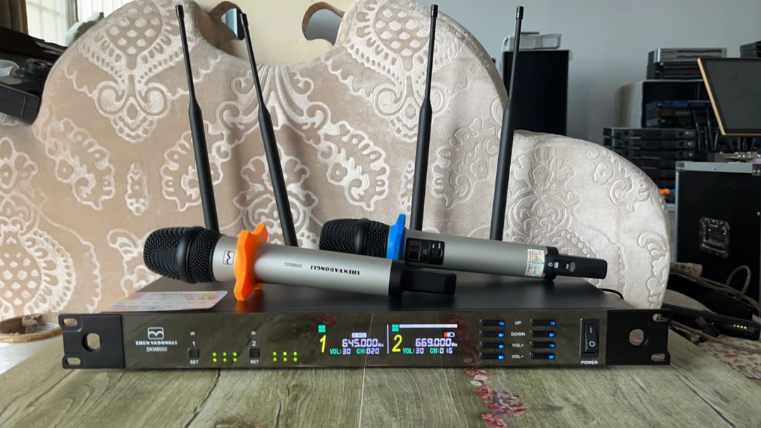 95新  (二手物品不包邮）深亚动力真分级话筒高端传输距离150-200
