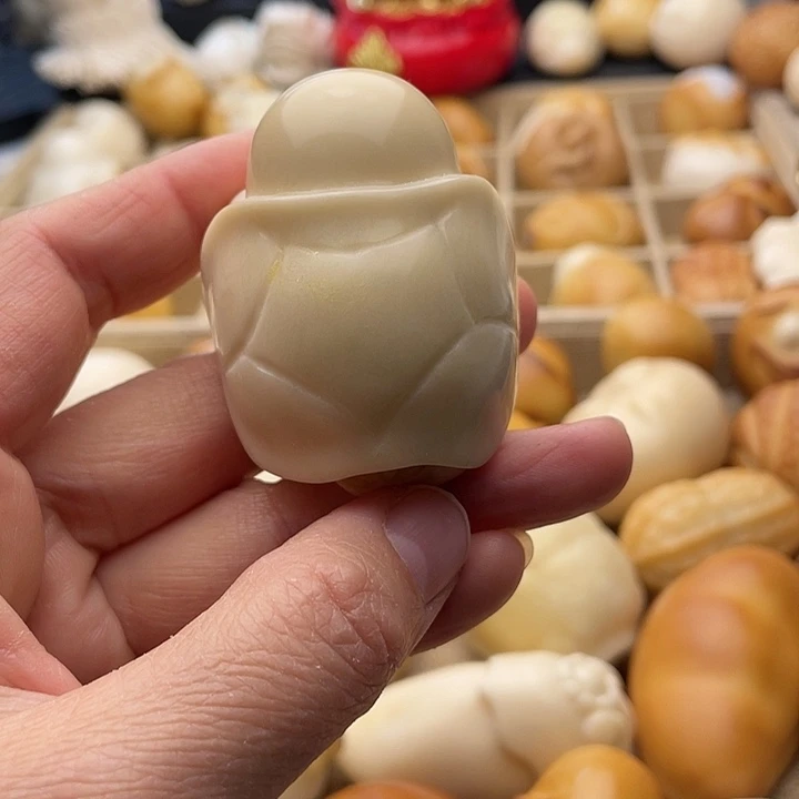 菩提根/象牙果吊坠风化色小陆龟5240