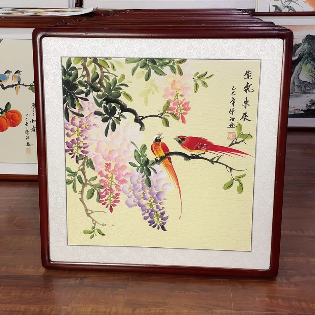 国画带框尺寸63*63厘米