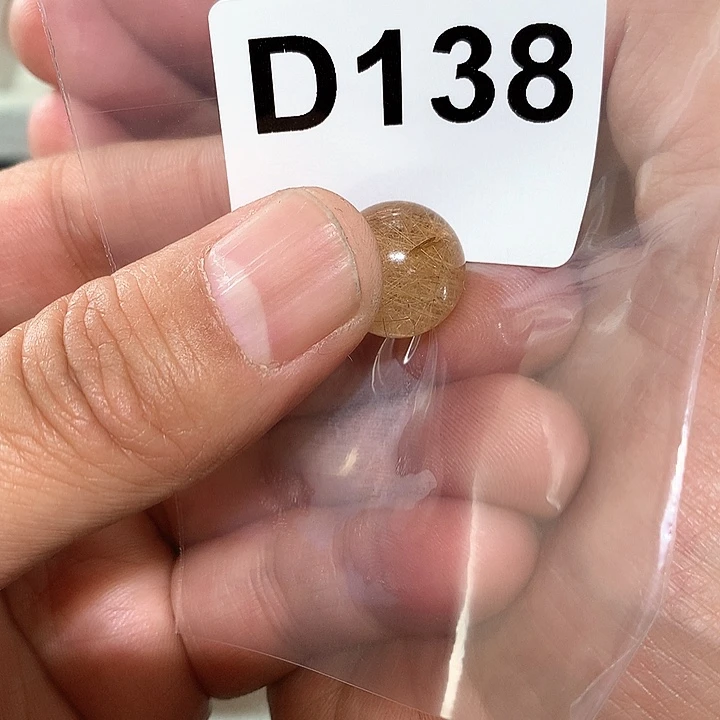 发晶天然水晶球D138未镶嵌马*嘟