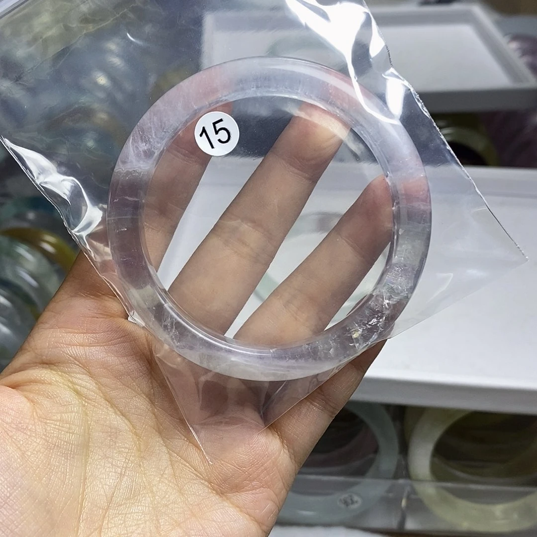 橙***˚水晶手镯未镶嵌手镯60.4