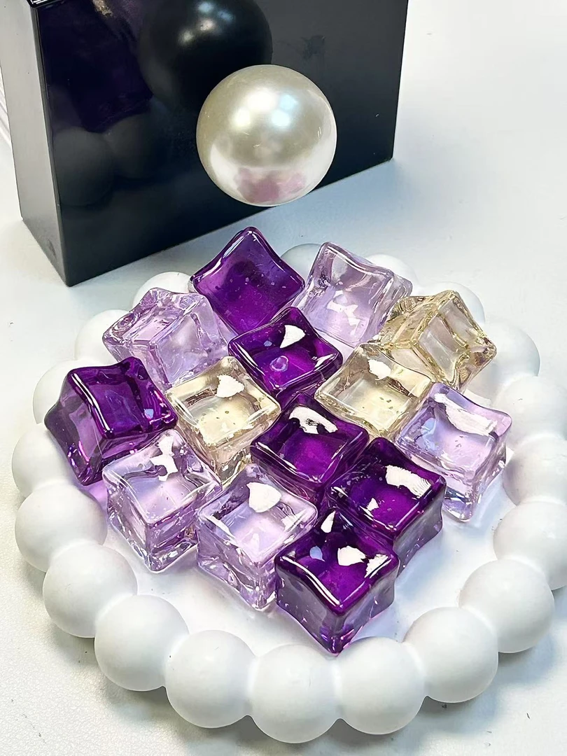 【曼妙1.0色系】极限三选一夜光细闪星空冰块diy手工摆件