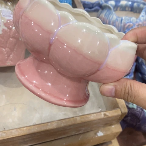 D流釉火锅粉色313133143