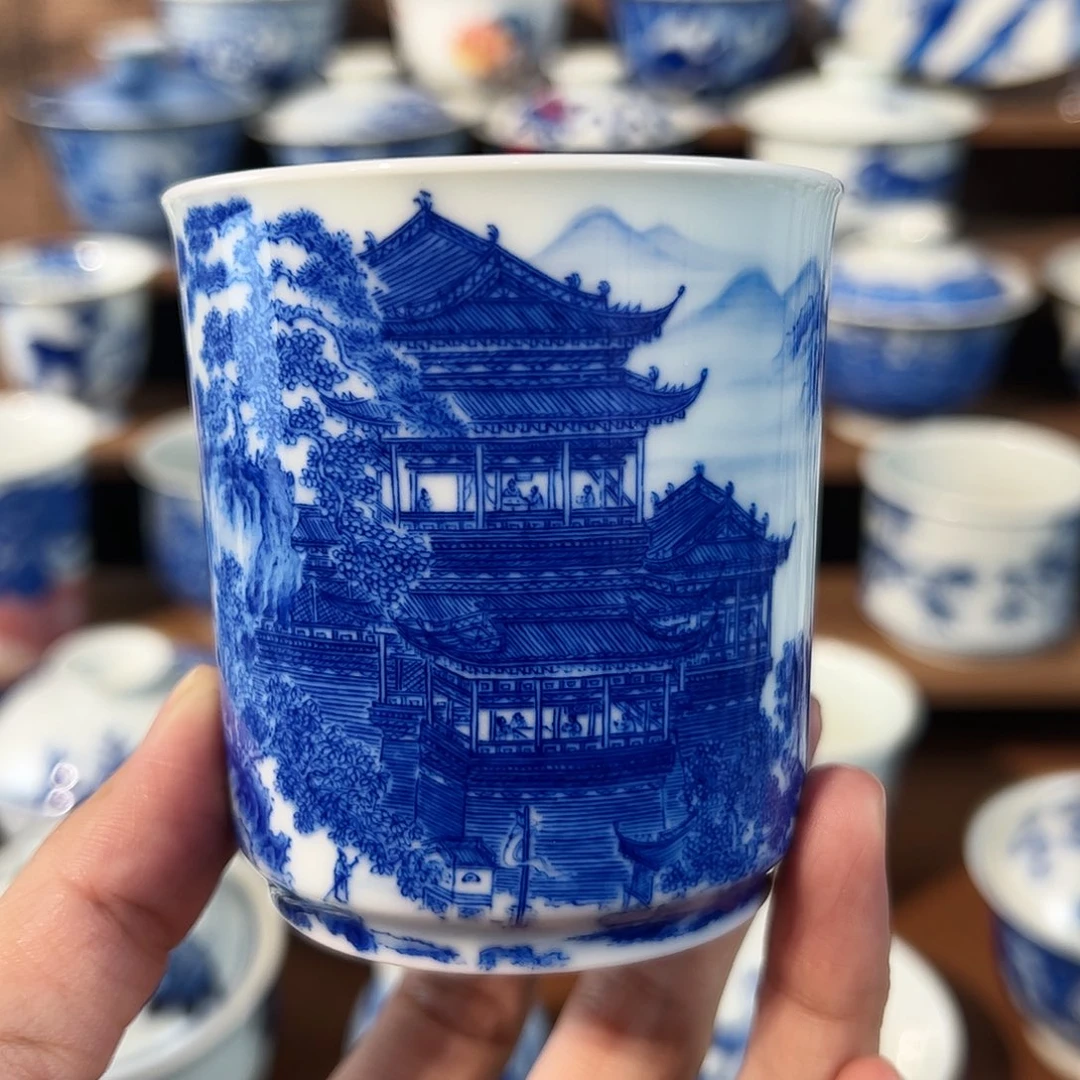 泥藝瓷梦四大名楼之岳阳楼