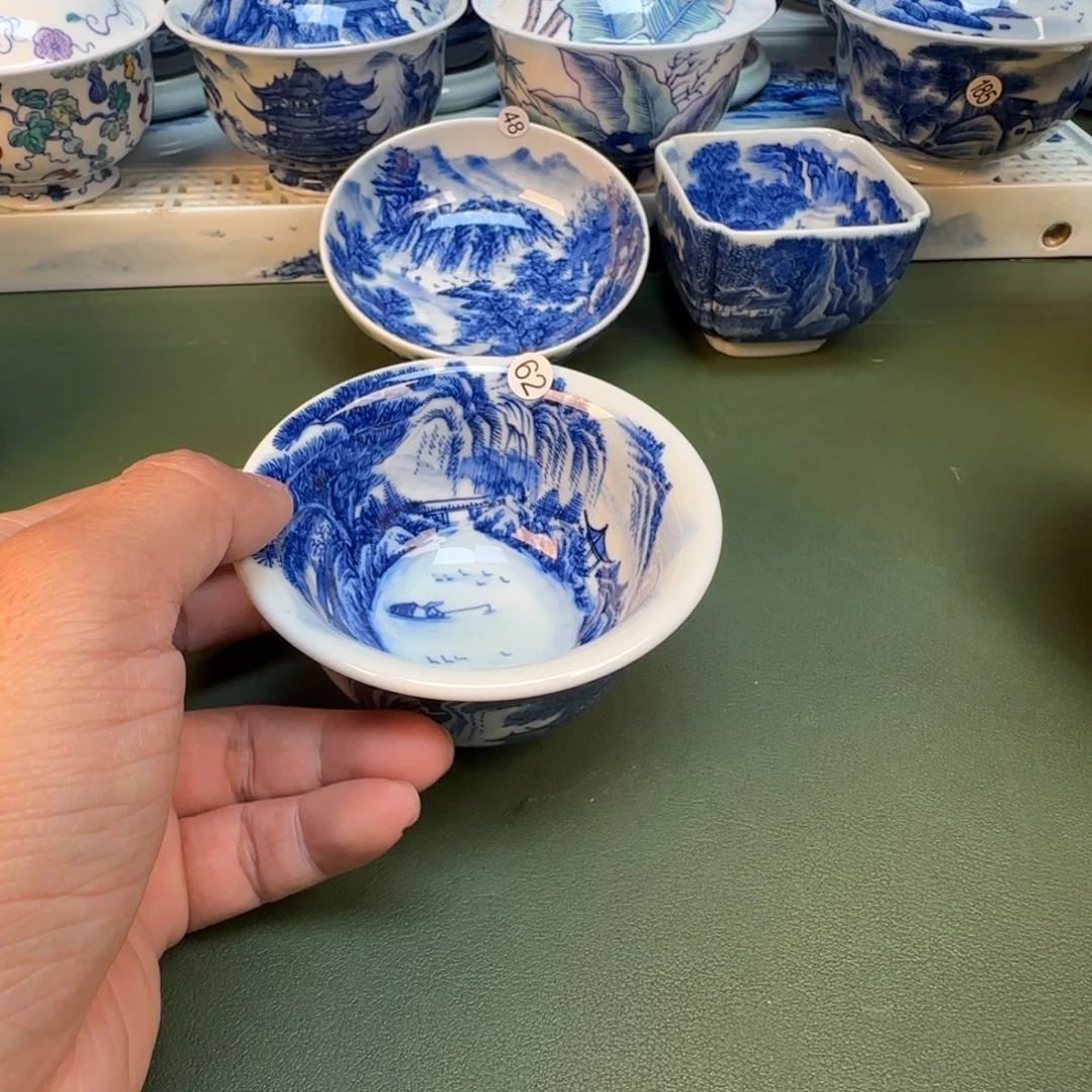 纯手工纯手绘茶具石头62