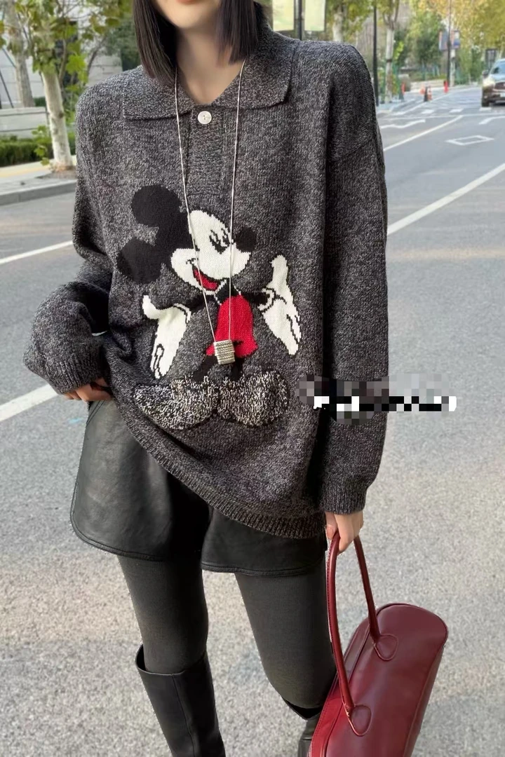 2025新款减龄卡通大版设计毛衣