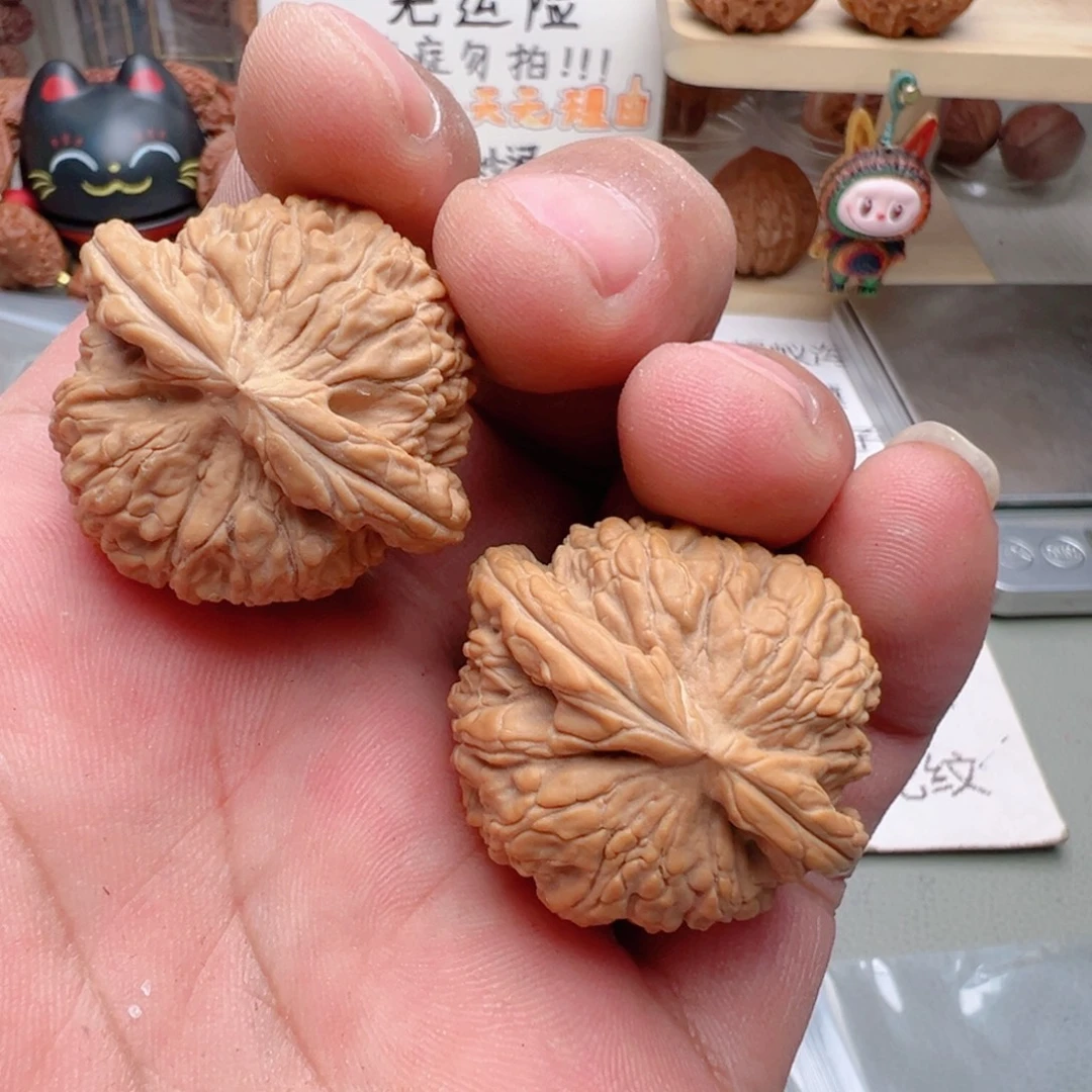 吊坠文玩核桃36+全品白狮子