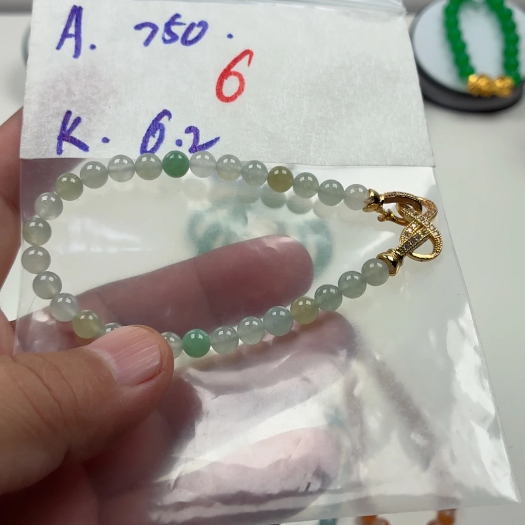 未镶嵌定制翡翠翡翠珠链