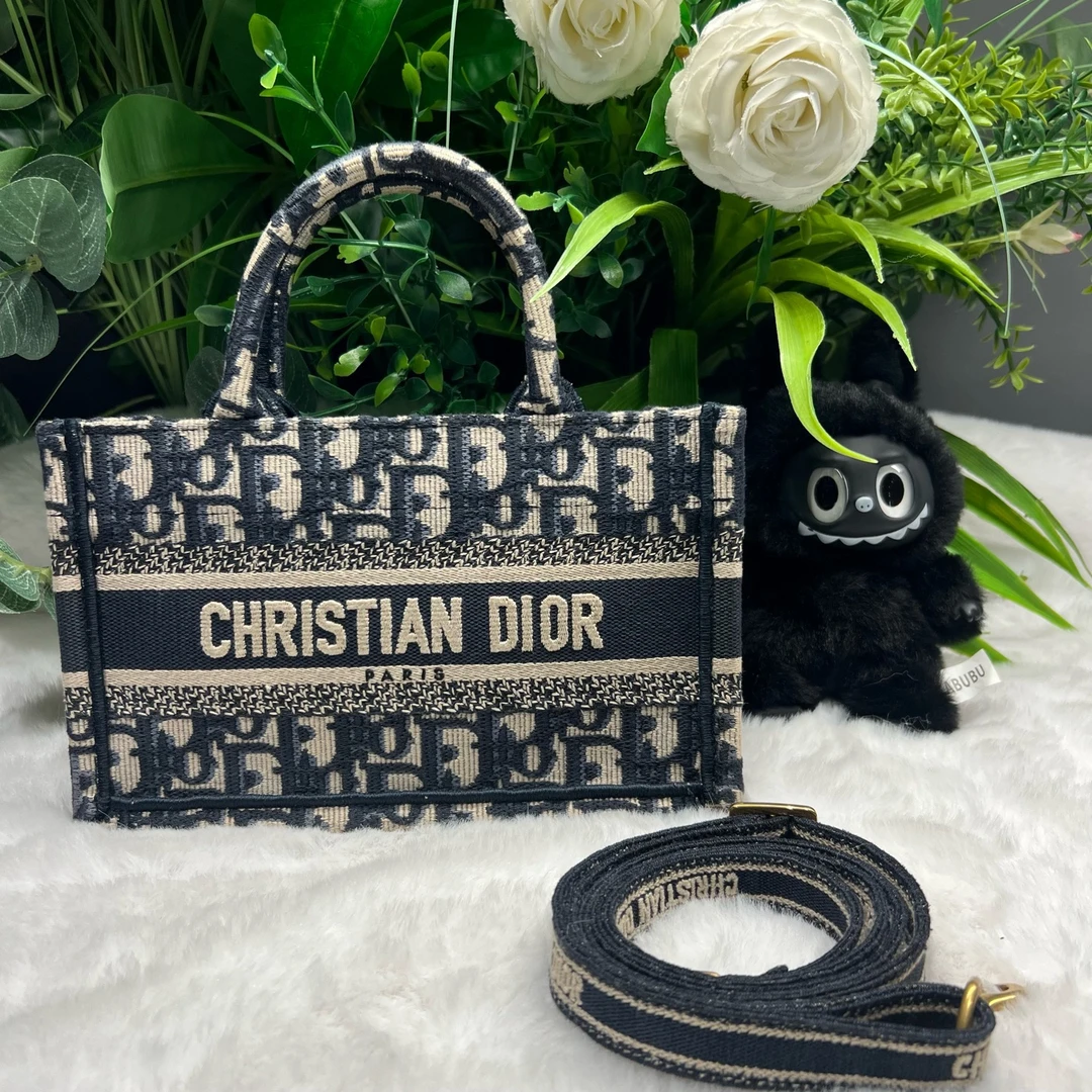 99新 DIOR/迪奥 BookToteOblique 印花刺绣 托特包Tote包-80220