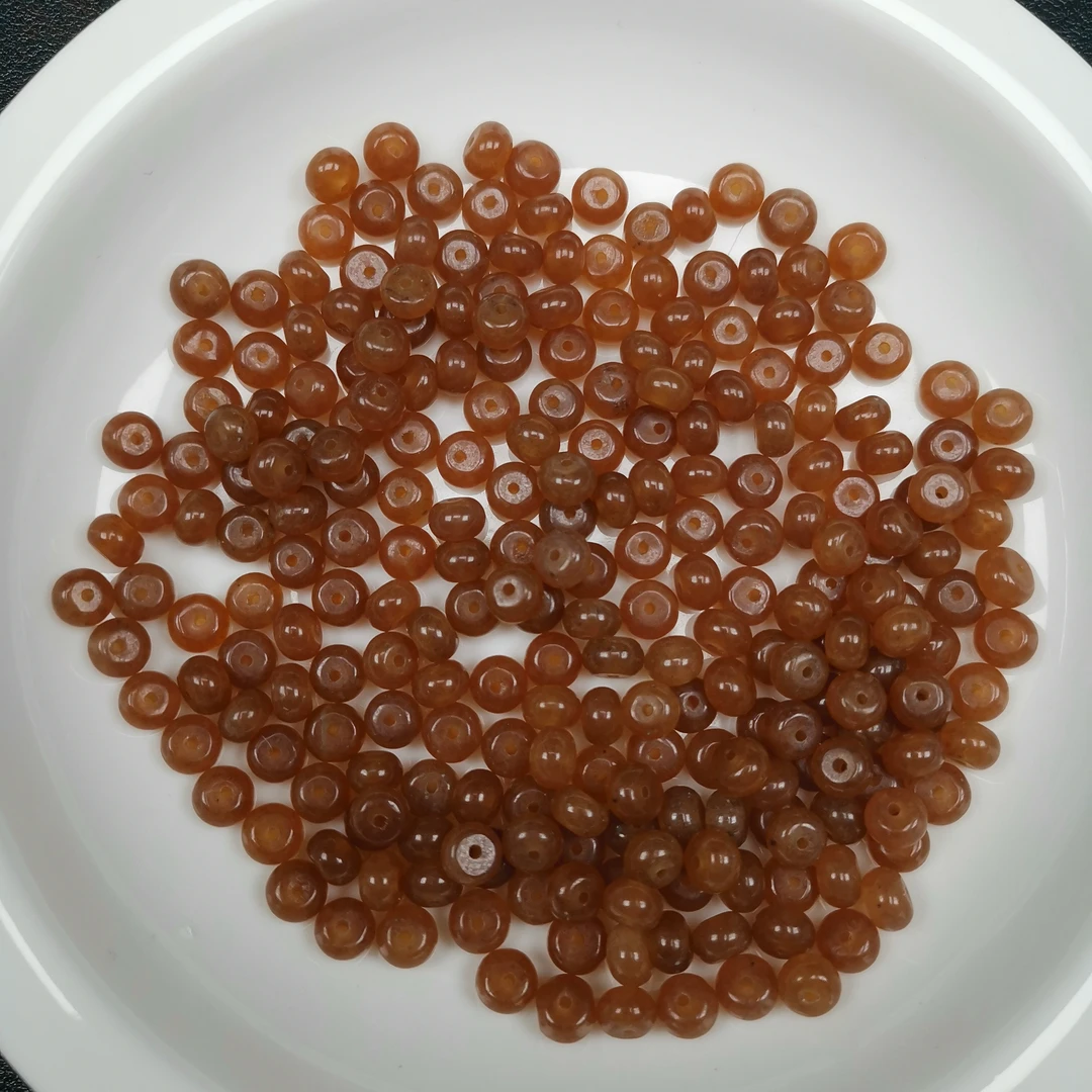 天然散珠w2141糖*料算盘6*3mm*50颗