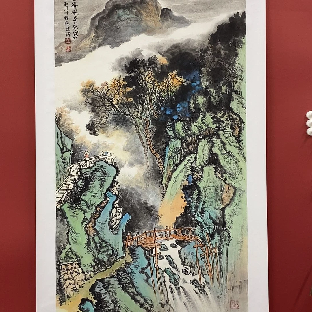 国画刘进新四尺佳作