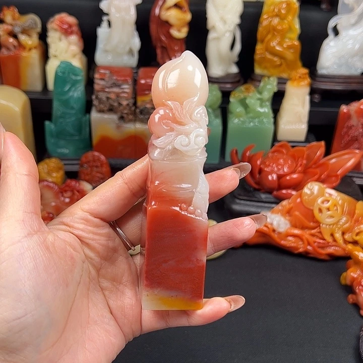 寿山石高山水冻石