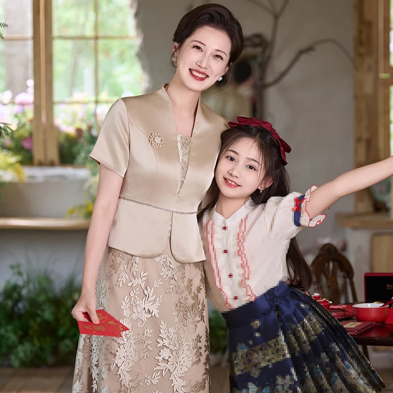 六月份夏季喜婆婆礼服平时可穿新款妈妈婚宴装结婚喜服连衣裙