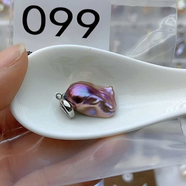 淡水珍珠颈饰银S925镶嵌