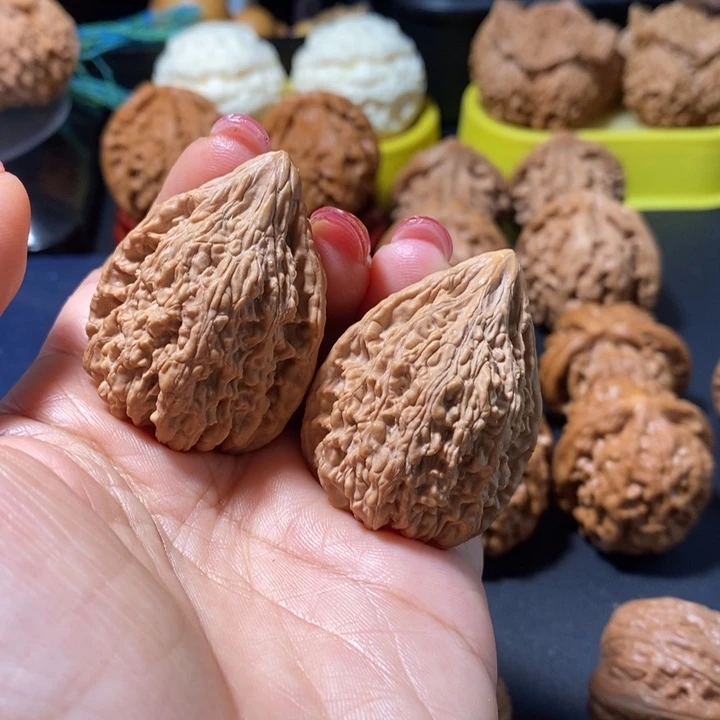 桃核把件塔尖微修尖33尺