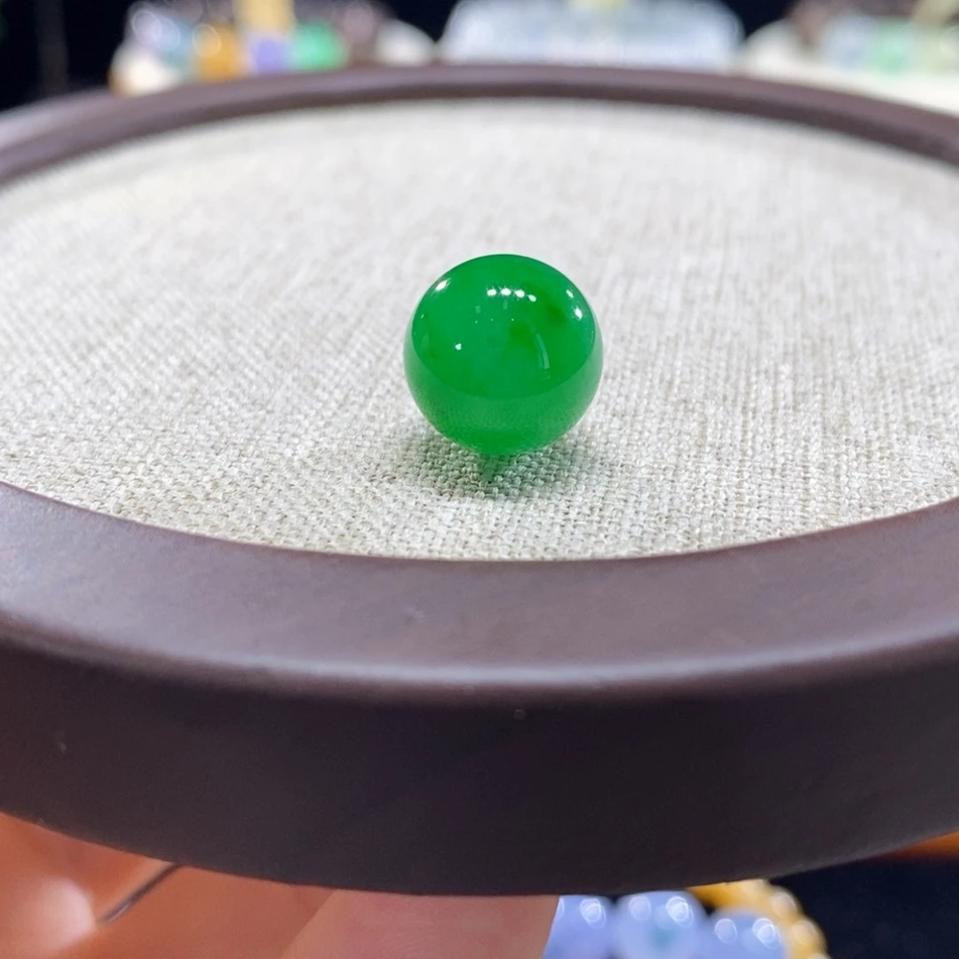 翡翠未镶嵌颈饰冰绿珠珠12.2（分单付，合并发货）